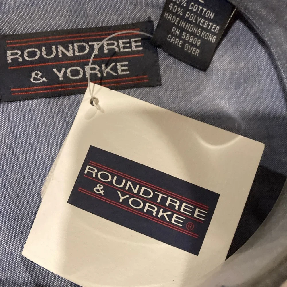 NWT Men’s Roundtree & Yorke Size Large - Picture 5 of 9